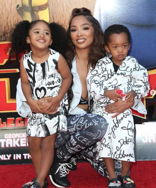 Two children are Melody and Epik Ray